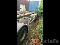 2-assige container aanhangwagen met royen r20t/2p afgedekt lade - afbeelding 11 van  17