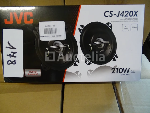 2 auto luidsprekers (10 cm) - 220 w jvc csj-420x - afbeelding 1 van  3