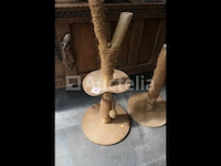 2 bamboe krabpalen en touw - afbeelding 3 van  4