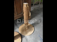 2 bamboe krabpalen en touw - afbeelding 4 van  4