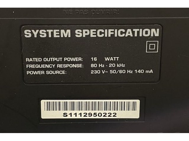 2 behringer ms16 luidsprekers - afbeelding 5 van  8