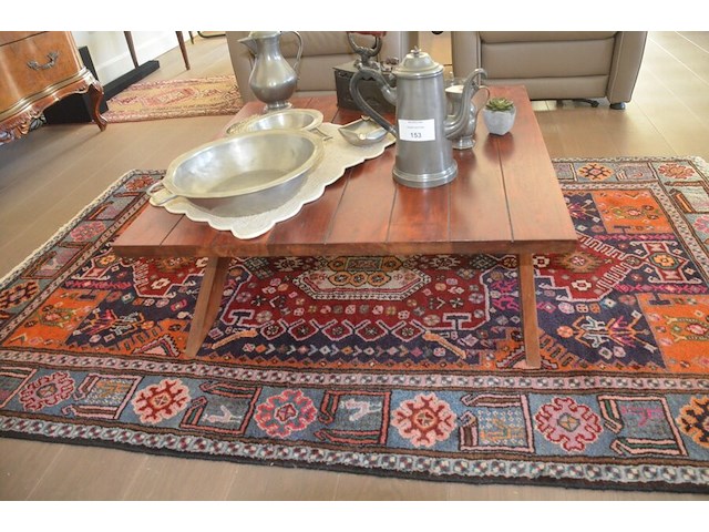 2 beige lederen elektrische relaxzetels, tapijt ca. 2,50 x 1,20 m, salontafel - afbeelding 6 van  12