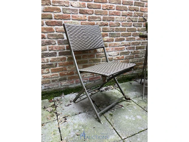 2 bijzetstoelen en tafeltje - afbeelding 2 van  5