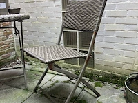 2 bijzetstoelen en tafeltje - afbeelding 3 van  5