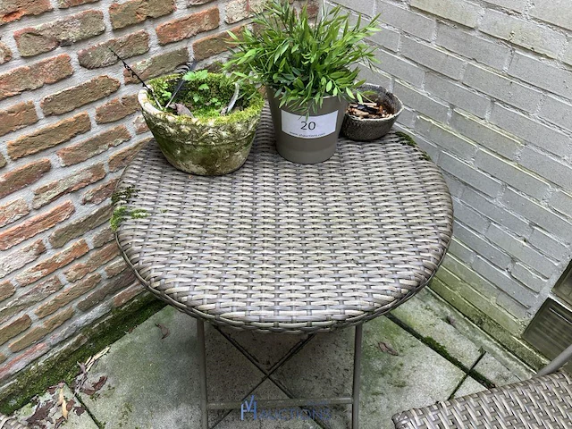 2 bijzetstoelen en tafeltje - afbeelding 5 van  5