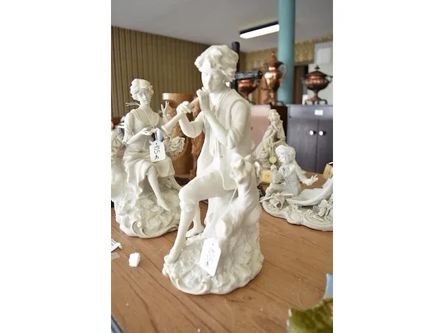2 biscuit beeldjes man en vrouw ca. 25cm - afbeelding 10 van  10