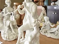 2 biscuit beeldjes man en vrouw ca. 25cm - afbeelding 10 van  10