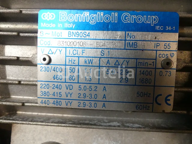 2 bonfiglioli bn 90 s4 booster motoren - afbeelding 3 van  6