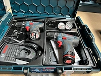 2 bosch accu schroefboormachines - afbeelding 1 van  6