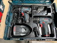2 bosch accu schroefboormachines - afbeelding 2 van  6