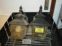 2 buitenlampen muurbevestiging - afbeelding 1 van  2