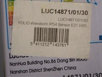 2 buitenwandarmaturen lucide solid ip54 - afbeelding 2 van  2