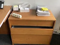 2 bureaus en schuifdeurkast - afbeelding 5 van  8