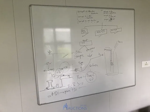 2 bureaus en schuifdeurkast - afbeelding 7 van  8