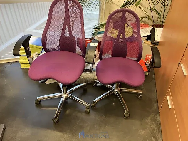 2 bureaustoelen - afbeelding 1 van  3