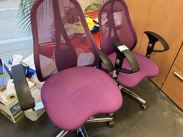 2 bureaustoelen - afbeelding 2 van  3