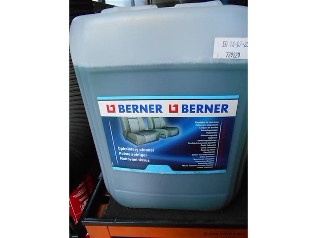 2 bussen 10l bekledingreiniger berner nieuw - afbeelding 2 van  2