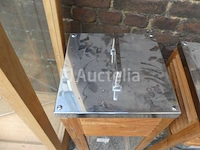 2 buxuslampen, teakhouten structuur - afbeelding 4 van  4