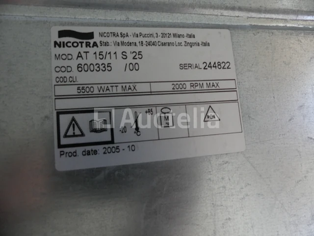 2 centrifugale vaan ventilatieopeningen nicotra at 15/11 s25 - afbeelding 2 van  5