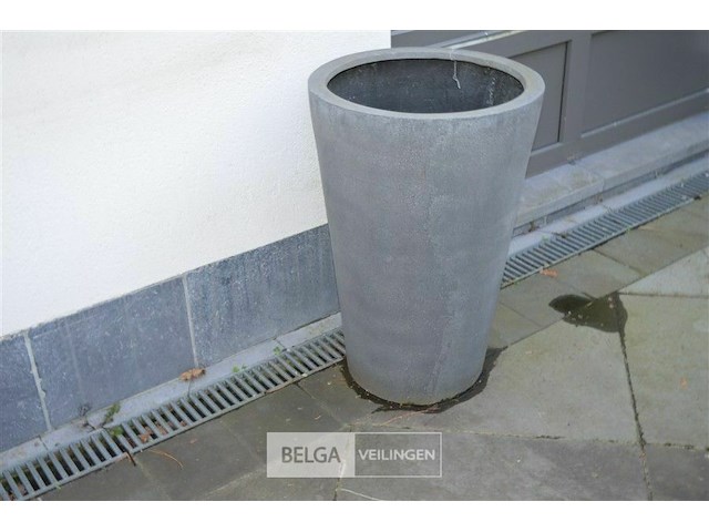 2 cilindrische bloempotten - afbeelding 1 van  2