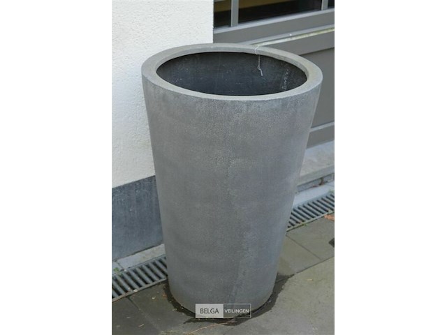 2 cilindrische bloempotten - afbeelding 2 van  2