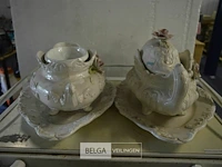 2 deco kommen en schotel - afbeelding 1 van  4