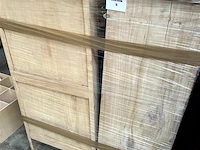 2 decoratieve houten kastjes
