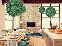 2 decoratieve kunstbuxusballen - afbeelding 6 van  8
