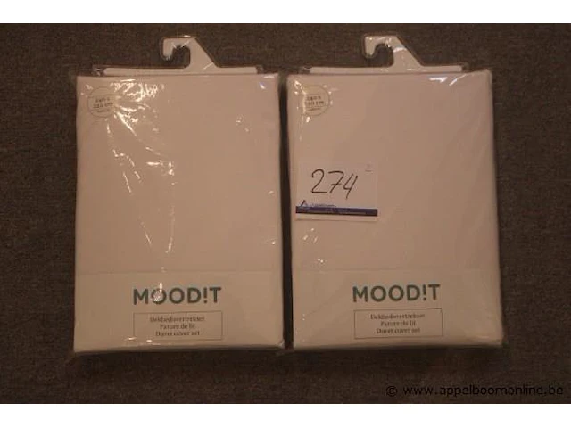 2 dekbedovertrekken 240x220 moodit - afbeelding 1 van  2