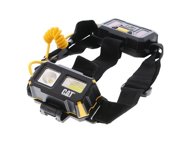 2-delig caterpillar ct41202 led koplamp met schijnwerper en spotlicht met rood licht - afbeelding 2 van  2