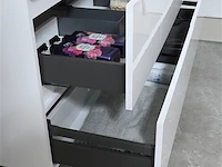 2-delig duo-badkamermeubel (120cm) - hoogglans wit - afbeelding 8 van  9