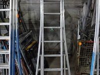 2-delige alu ladder petry - afbeelding 1 van  3