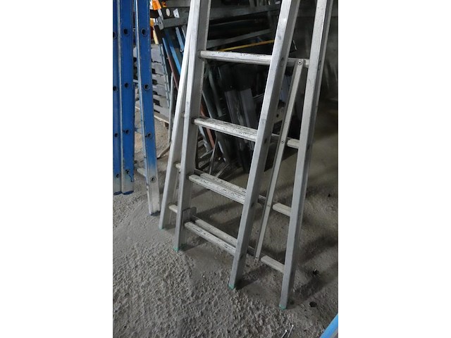 2-delige alu ladder petry - afbeelding 2 van  3