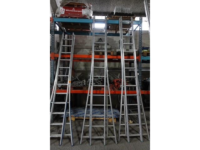 2-delige alu ladder petry - afbeelding 1 van  3