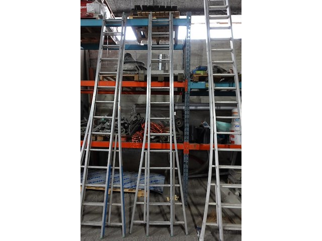 2-delige alu ladder petry - afbeelding 1 van  3