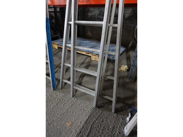 2-delige alu ladder petry - afbeelding 2 van  3