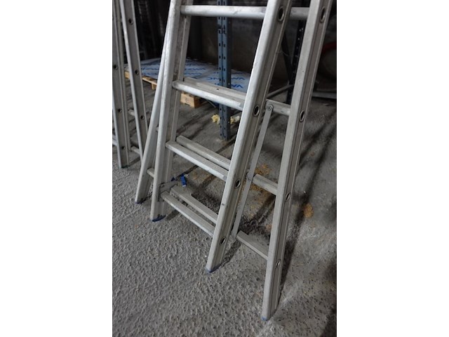 2-delige alu ladder - afbeelding 2 van  3