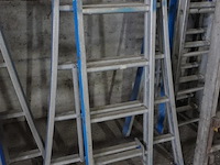 2-delige alu ladder - afbeelding 2 van  3
