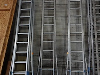 2-delige alu ladder - afbeelding 1 van  3