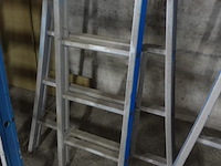 2-delige alu ladder - afbeelding 2 van  3