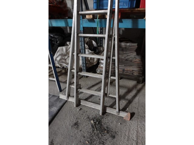 2-delige alu ladder - afbeelding 2 van  3