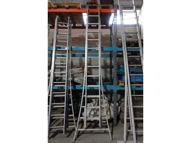 2-delige alu ladder - afbeelding 1 van  3