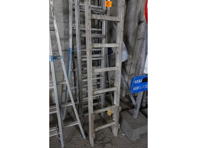 2-delige alu ladder - afbeelding 2 van  3