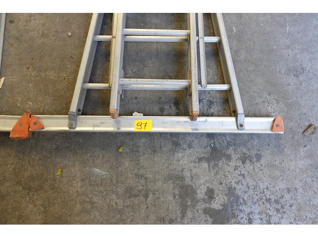 2-delige alu ladder - afbeelding 2 van  3