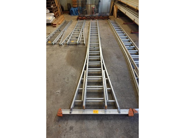 2-delige alu ladder - afbeelding 1 van  3