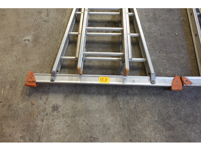 2-delige alu ladder - afbeelding 2 van  3