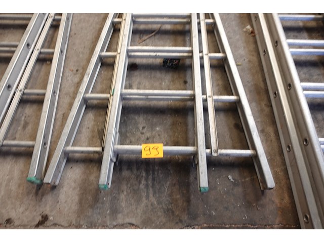 2-delige alu ladder - afbeelding 2 van  3