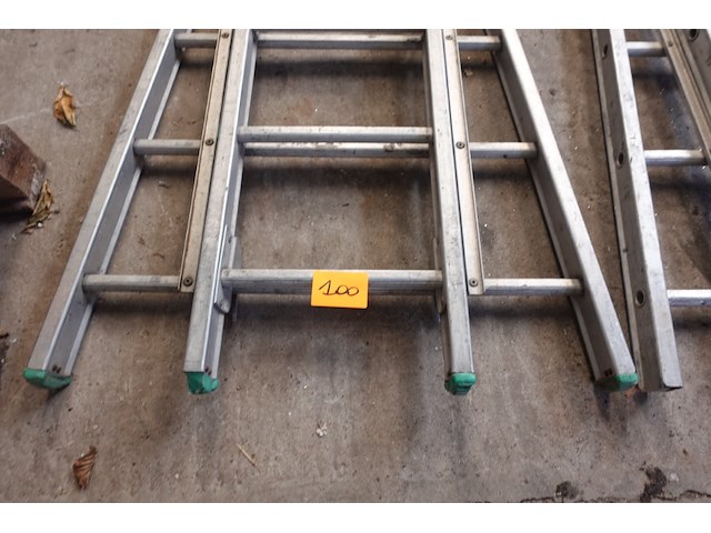 2-delige alu ladder - afbeelding 2 van  3