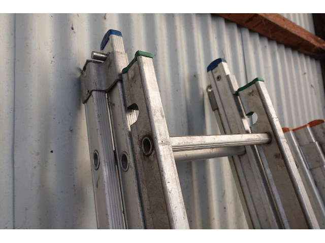 2-delige alu ladder - afbeelding 2 van  3