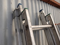 2-delige alu ladder - afbeelding 2 van  3